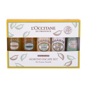 L´Occitane Almond (Amande) darčeková kazeta sprchovací olej 75 ml + šampón 75 ml + kondicionér 75 ml + telové mlieko 75 ml + krém na ruky 30 ml W