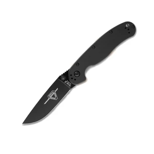 Ontario Knife Company - OKC Ontario RAT-2 Black Plain - Black Handle