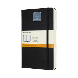 MOLESKINE Zápisník Expanded tvrdý linajkovaný čierny L