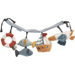 Little Dutch Stroller Toy Chain Sailors Bay kontrastní závěsná hračka Sailors Bay 1 ks