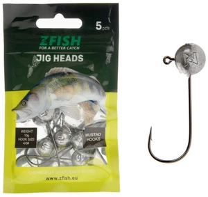 Zfish jigová hlava jig head simply 5 ks - 5 g háček 1/0