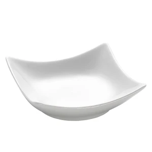 Biela porcelánová miska Maxwell & Williams Basic Wave, 10,5 x 10,5 cm
