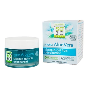 Maska gélová Aloe vera — hydratácie a sviežosť — všetky typy pleti 50 ml BIO   SO'BiO étic