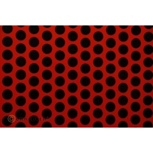 Oracover 90-022-071-010 fólie do plotra Easyplot Fun 1 (d x š) 10 m x 60 cm svetločervená, čierna