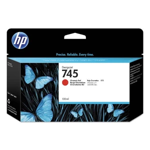 HP 745 F9K00A chromatická červená (chromatic red) originální cartridge