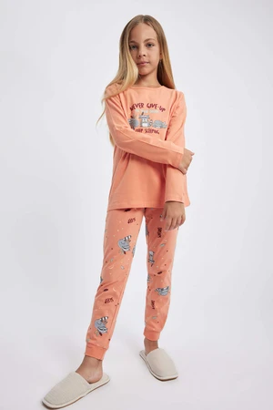 DEFACTO Regular Fit Knitted Pyjamas