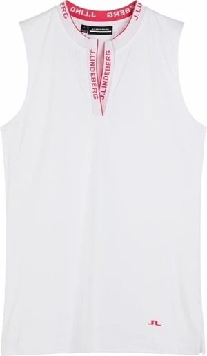 J.Lindeberg Leya Sleeveless Golf Top Blanco XL Camiseta polo