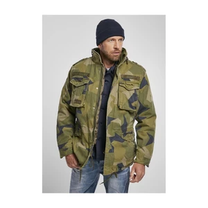 Pánska bunda Urban Classics M-65 Giant Swedisch Camo