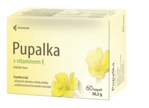 Noventis Pupalka s vitamínem E 60 kapslí