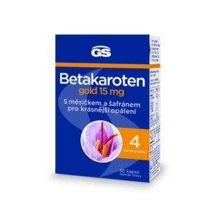 GS Betakaroten gold 15 mg, 30 kapslí