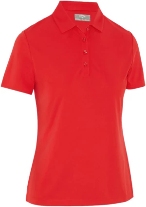 Callaway Tournament Womens Polo True Red M