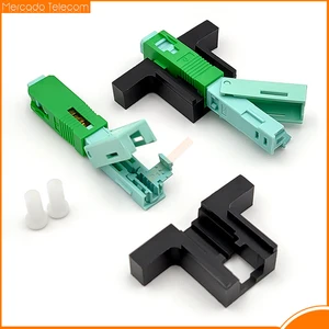 50/100/200 PCS 53MM SC APC Fast Connector Field Connector SM FTTH Optical Fiber connector 53mm sc apc free shipping