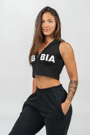 NEBBIA Crop sleeveless sweatshirt MUSCLE MOMMY