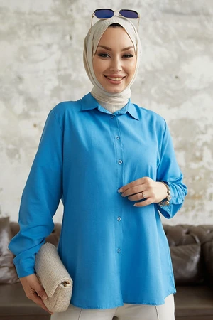 InStyle Nilda Basic Shirt - Blue