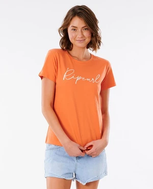 T-Shirt Rip Curl CLASSIC SHORE TEE Bright Orange