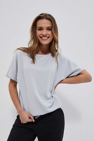 Moodo women's T-shirt - light gray