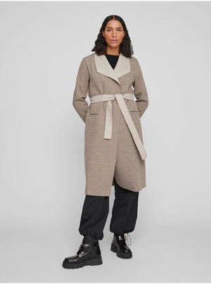 Brown Ladies Brindle Coat VILA Juice - Women