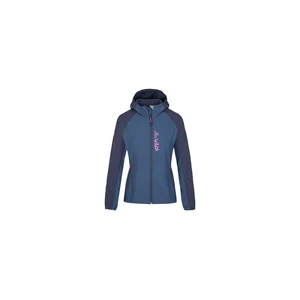 Women's softshell running jacket Kilpi BALANS-W dark blue