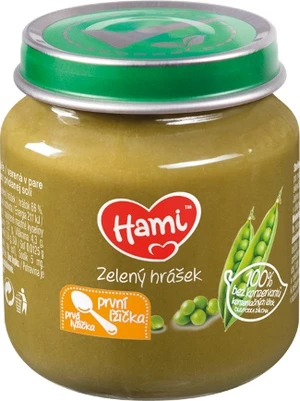 Hami zeleninový příkrm Zelený hrášek první lžička 125 g