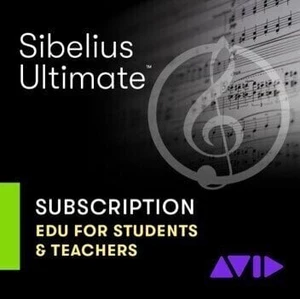 AVID Sibelius Ultimate 1Y Subscription - EDU (Digitálny produkt)