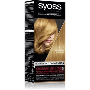 Syoss Color permanentní barva na vlasy odstín 8-7 Honey Blond 1 ks