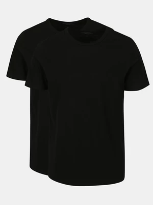 Set of two black men's short sleeve T-shirts Jack & Jones - Men