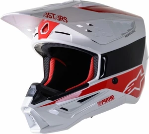 Alpinestars S-M5 Bond Helmet White/Red Glossy L Casco