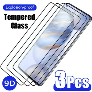 3PCS tempered glass for Honor 30 20 10 10X 9 9X 8A Lite Pro screen protector for Honor 30i 20e 20i 8X 7X 9C 8C 9A X10 5G glass