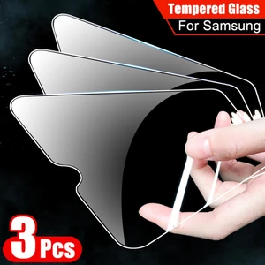 3Pcs Tempered Glass For Samsung Galaxy A01 A11 A21 A31 A41 A51 A71 Screen Protector for Samsung M11 M21 M31 M51 A10 A20 A30 A50