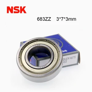 Origin Japan NSK Bearing 5/10Pcs 683ZZ 3x7x3 mm Deep Groove Ball Bearing Miniature Bearing High Quality Advanced High Speed 683Z