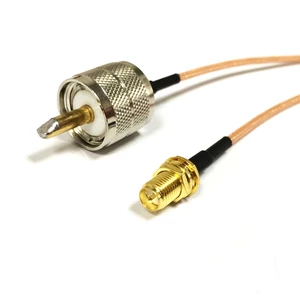 New Modem Extension Cable RP-SMA Female Jack To UHF Male Plug Connector RG316 15CM 6inch Adapter RF Pigtail