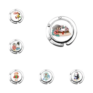 Foldable Purse Hook for Women's Table Handbag Storage Folding Decor Table Hook Hayao Miyazaki animeToroto