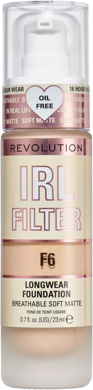 Revolution IRL Filter Longwear Foundation F6, makeup 23 ml