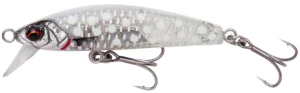 Savage gear wobler gravity minnow floating crystal white glow 5 cm 3,1 g