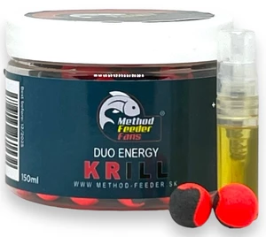 Method feeder fans pop up duo energy 15 mm 150 ml + sprej esencia 2 ml - krill