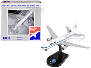 McDonnell Douglas DC-10 Commercial Aircraft "Pan American World Airways (Pan Am)" 1/400 Diecast Model Airplane by Postage Stamp