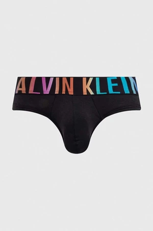 Slipy Calvin Klein Underwear pánske, čierna farba, 000NB3938A