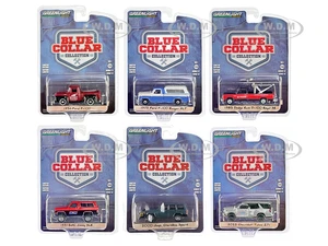"Blue Collar Collection" Set of 6 pieces Series 12 1/64 Diecast Model Cars by Greenlight