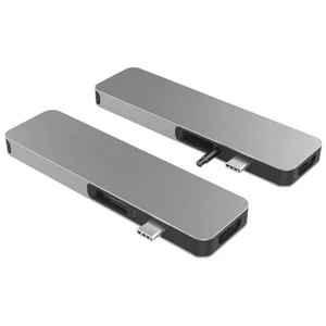 USB Hub HyperDrive SOLO USB-C Hub pro MacBook a ostatní USB-C zařízení (HY-GN21D-GRAY) sivý USB Hub • 7 v 1 • pripojenie cez USB-C port • odolná hliní