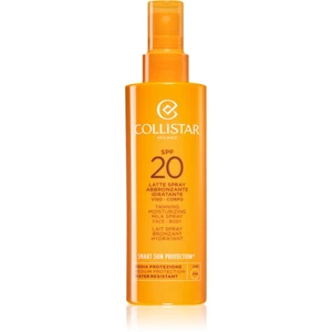 Collistar Smart Sun Protection Tanning Moisturizing Milk Spray SPF 20 ochranné mlieko v spreji SPF 20 200 ml