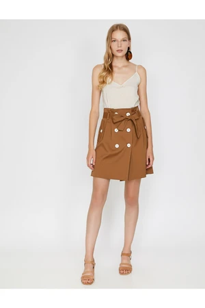 Koton Skirt - Brown - Mini