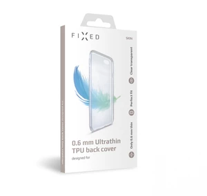 FIXED Skin Ultratenké silikonové pouzdro Apple iPhone 12 mini, čirá