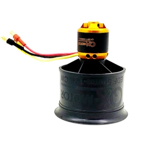 QX-Motor 50mm 12-Blade Ducted Fan EDF Unit With QF2611 3300KV 4000KV 4600KV 5000KV CW CCW Brushless Motor For RC Airplan