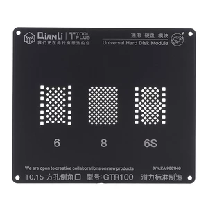 Qianli GTR100 3D BGA Reballing Stencil Hard Disk Module BGA Reballing Repair Tool for Phone 5 5S 6 6S 7G 7Plus 8 8P