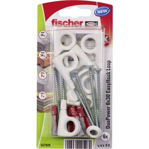 Fischer DuoPower 6x30 EasyHook Loop K (6) súprava hmoždiniek   557926 1 sada