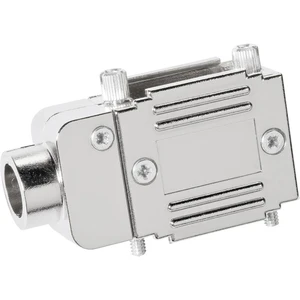 Provertha 77151M 77151M D-SUB púzdro adaptéra Pólov: 15 plast, pokovaný 90 °, 90 ° strieborná 1 ks