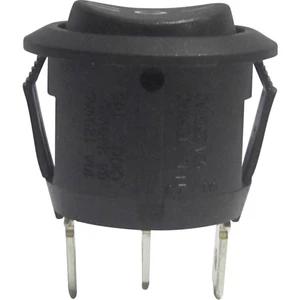 TRU COMPONENTS kolískový spínač R13-112D B/B PR.I-O-II 250 V/AC 6 A 1x zap/vyp/zap  s aretáciou/0/s aretáciou  1 ks