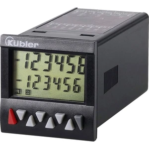 Kübler 6.923.0103.000  Počítadlo predvolieb LCD Kübler Codix 923, multifunkčné, pulzné, frekvenčné, časové, 90… 260 V AC