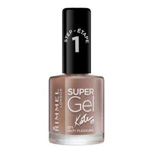 Rimmel London Super Gel By Kate STEP1 12 ml lak na nechty pre ženy 071 Guilty Pleasure