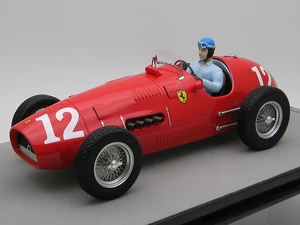 Ferrari 500 12 Alberto Ascari Winner "Formula Two F2 Italian GP" (1952) with Driver Figure "Mythos Series" Limited Edition to 100 pieces Worldwide 1/